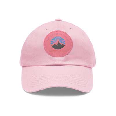 Men's Dad Hats | Round Leather Patch Hat | Let's Travel
