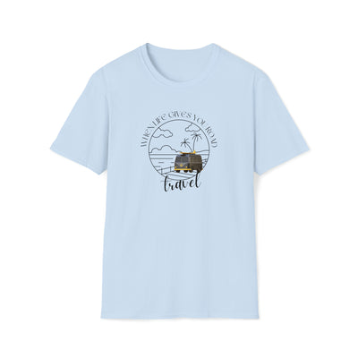 When Life Gives You Road Travel Unisex Softstyle T-Shirt