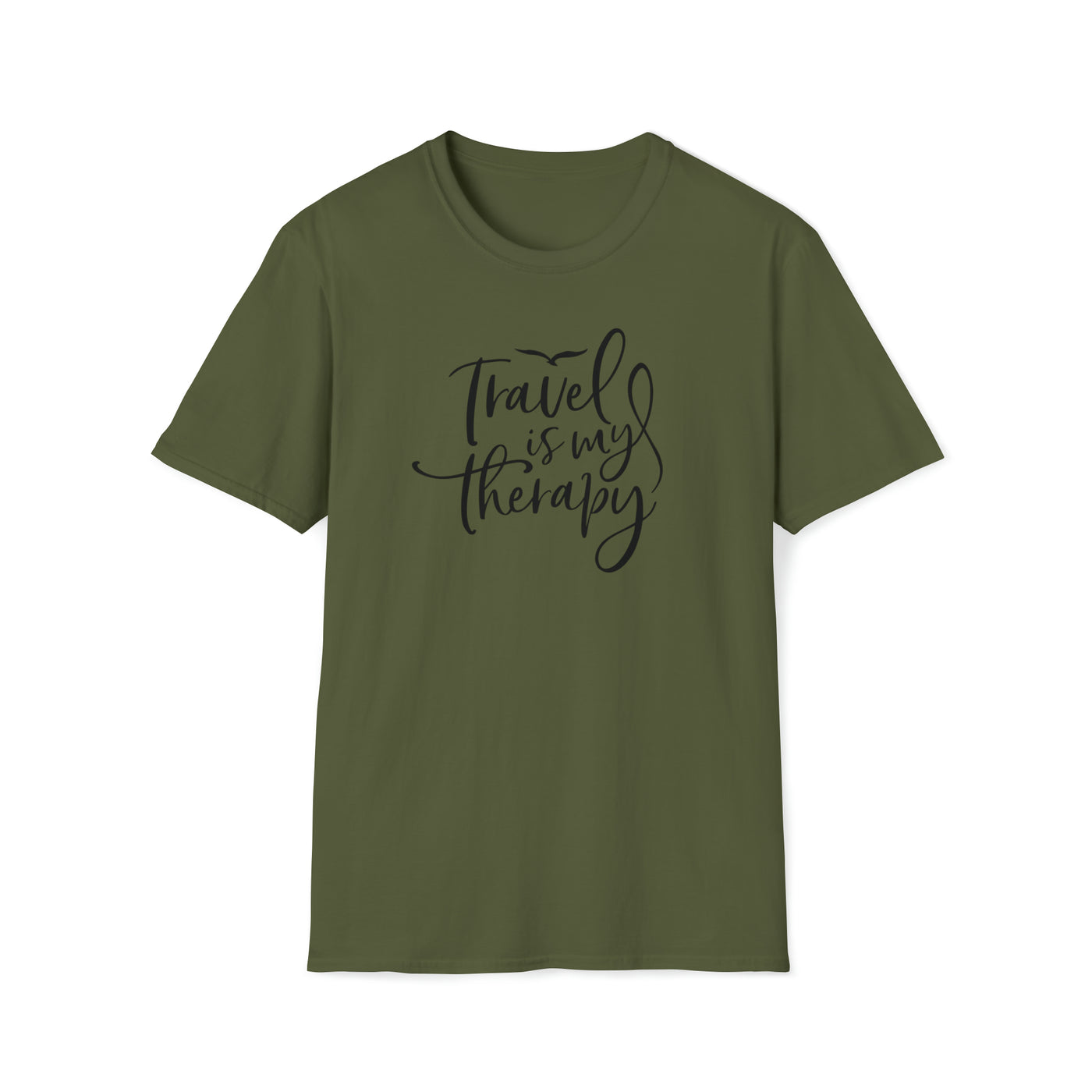 Travel is my Therapy Unisex Softstyle T-Shirt