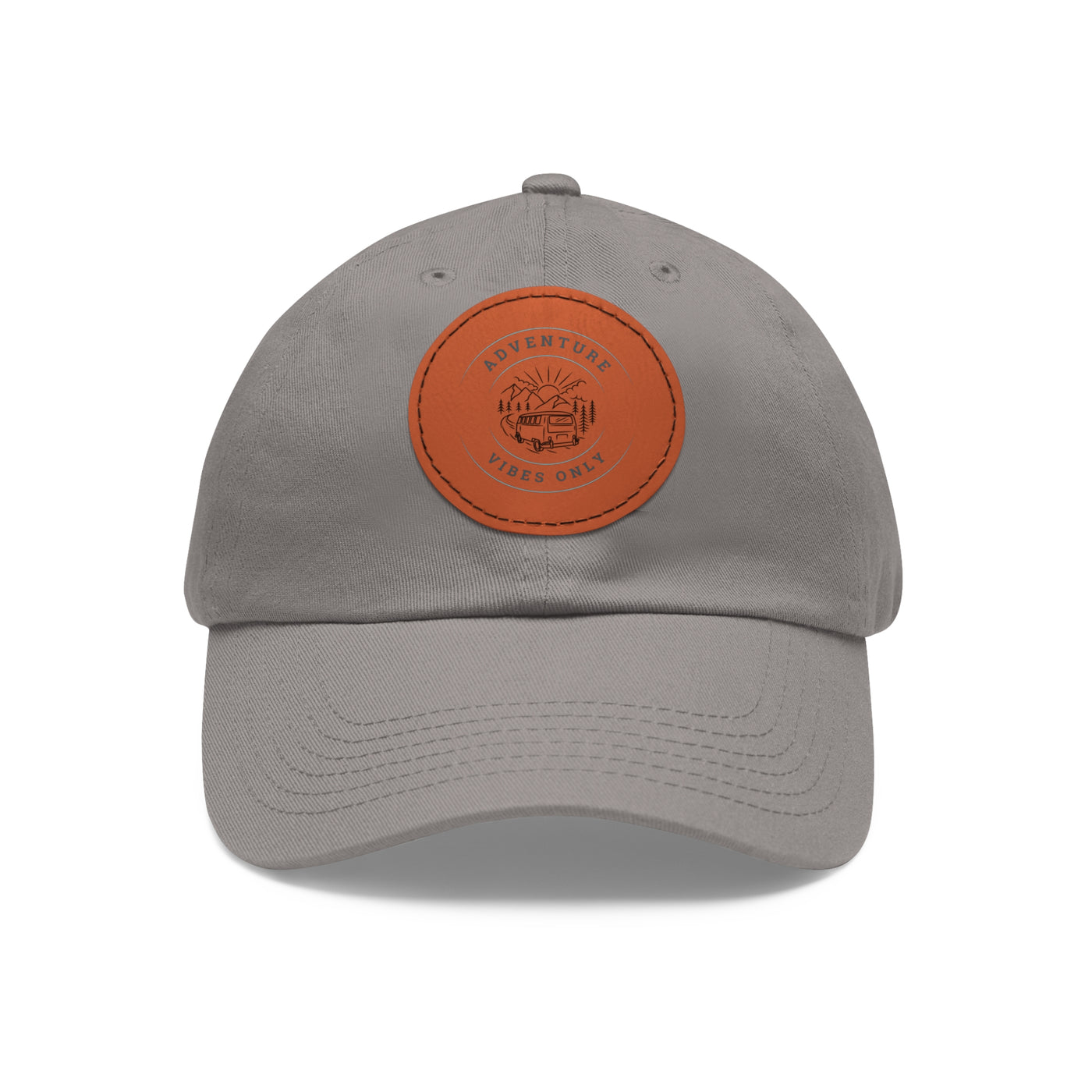 Adventure Vibes Hats | Leather Patch Six Panel Hats | Letstravel