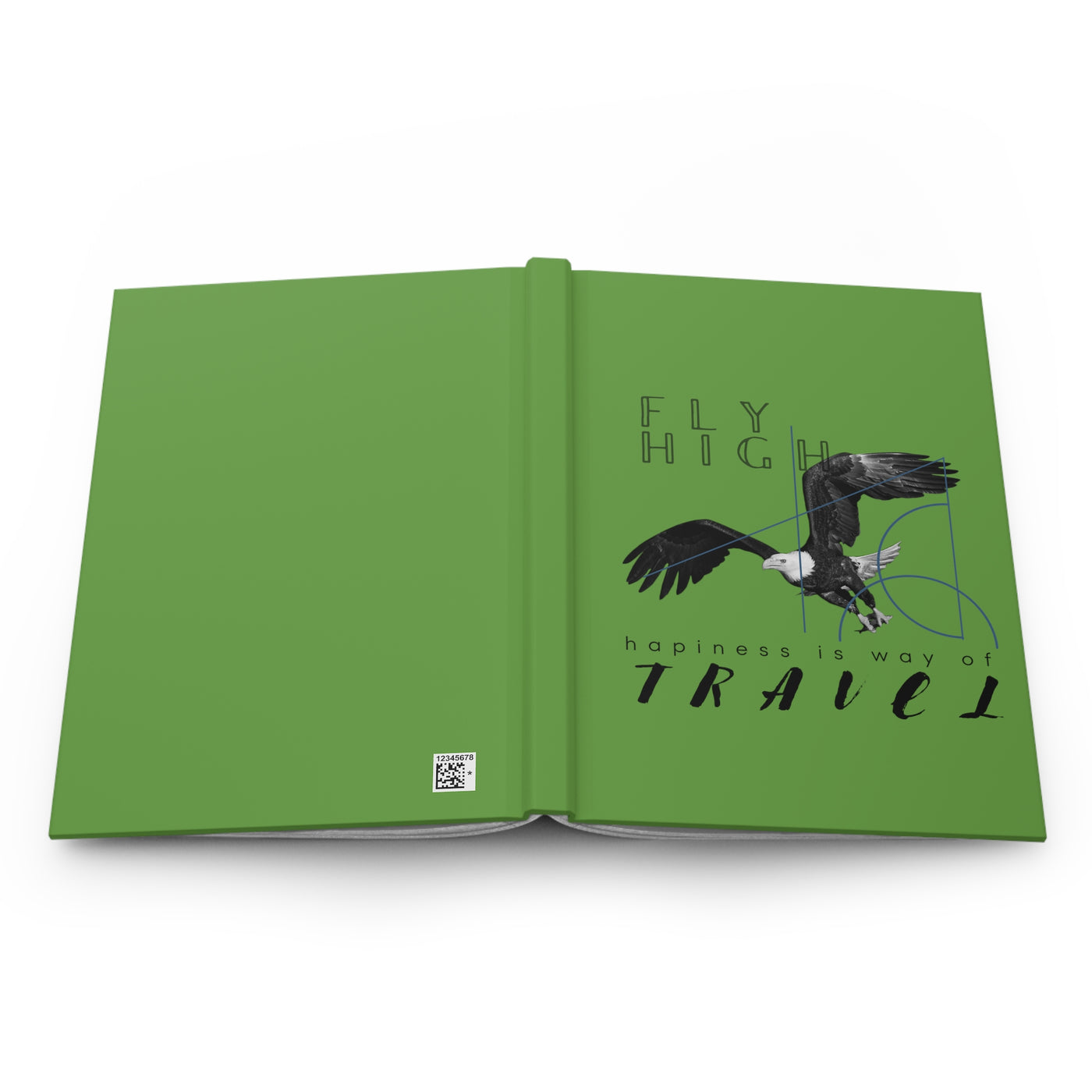 Hardcover Journal Matte | Fly High Travel Matte | Let's Travel