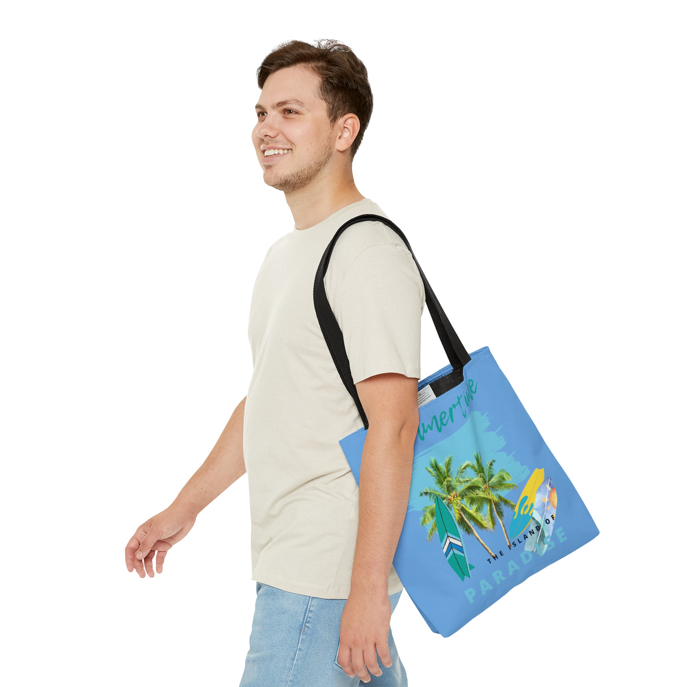 Summer Time The island of Paradise Tote Bag (AOP)