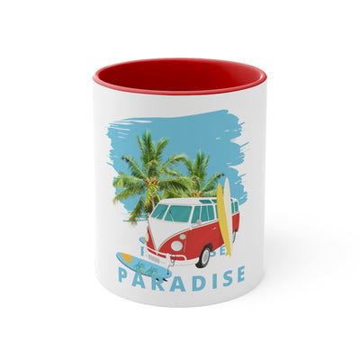 Paradise Accent Coffee Mug, 11oz