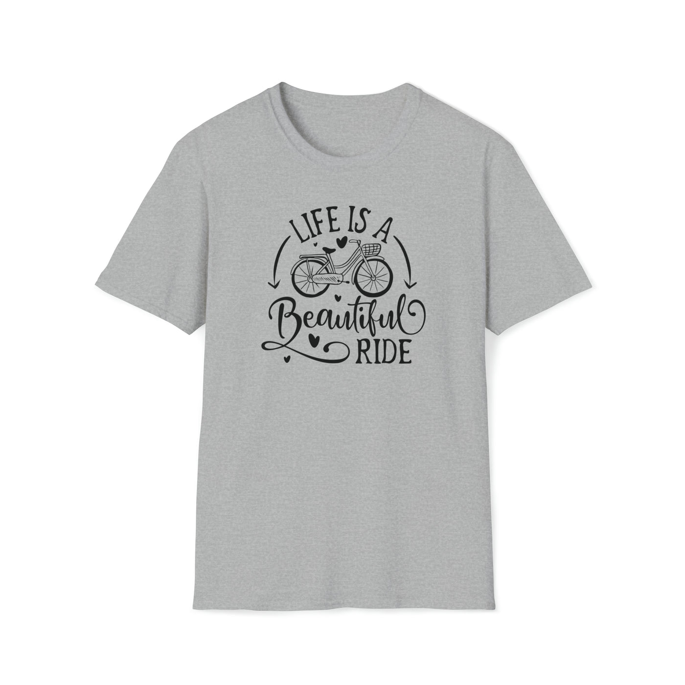 Life is beautiful Ride Unisex Softstyle T-Shirt