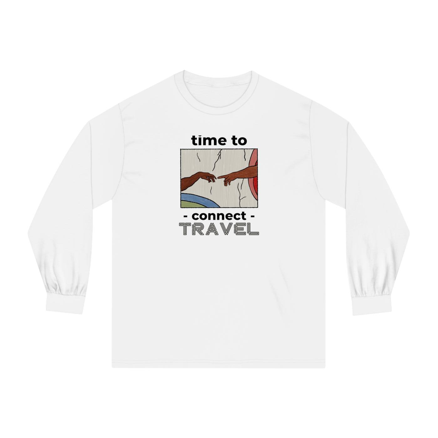Time to connect Travel Unisex Classic Long Sleeve T-Shirt
