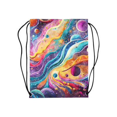 Galaxy Drawstring Bags (Model 1604) (Medium)