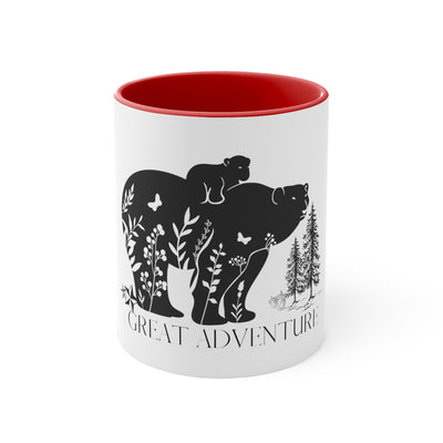 Great Adventure 3 Accent Coffee Mug, 11oz