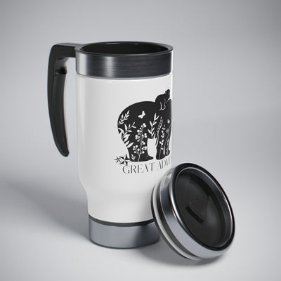 Great Adventure 3 Stainless Steel Travel Mug with Handle, 14oz