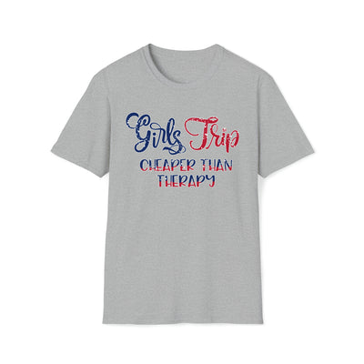 Girl's Trip Cheaper than Therapy Unisex Softstyle T-Shirt