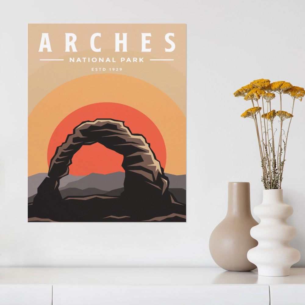 Arches national park Canvas Print