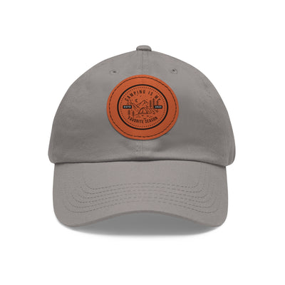 Leather Patch Hats | Camping Leather Patch Hat | Let's Travel