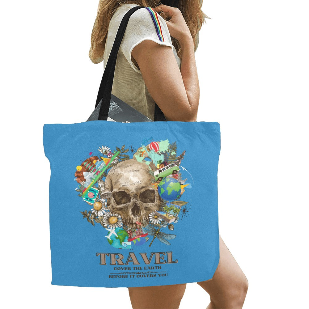 Cover the earth before it covers you Canvas Tote Bag